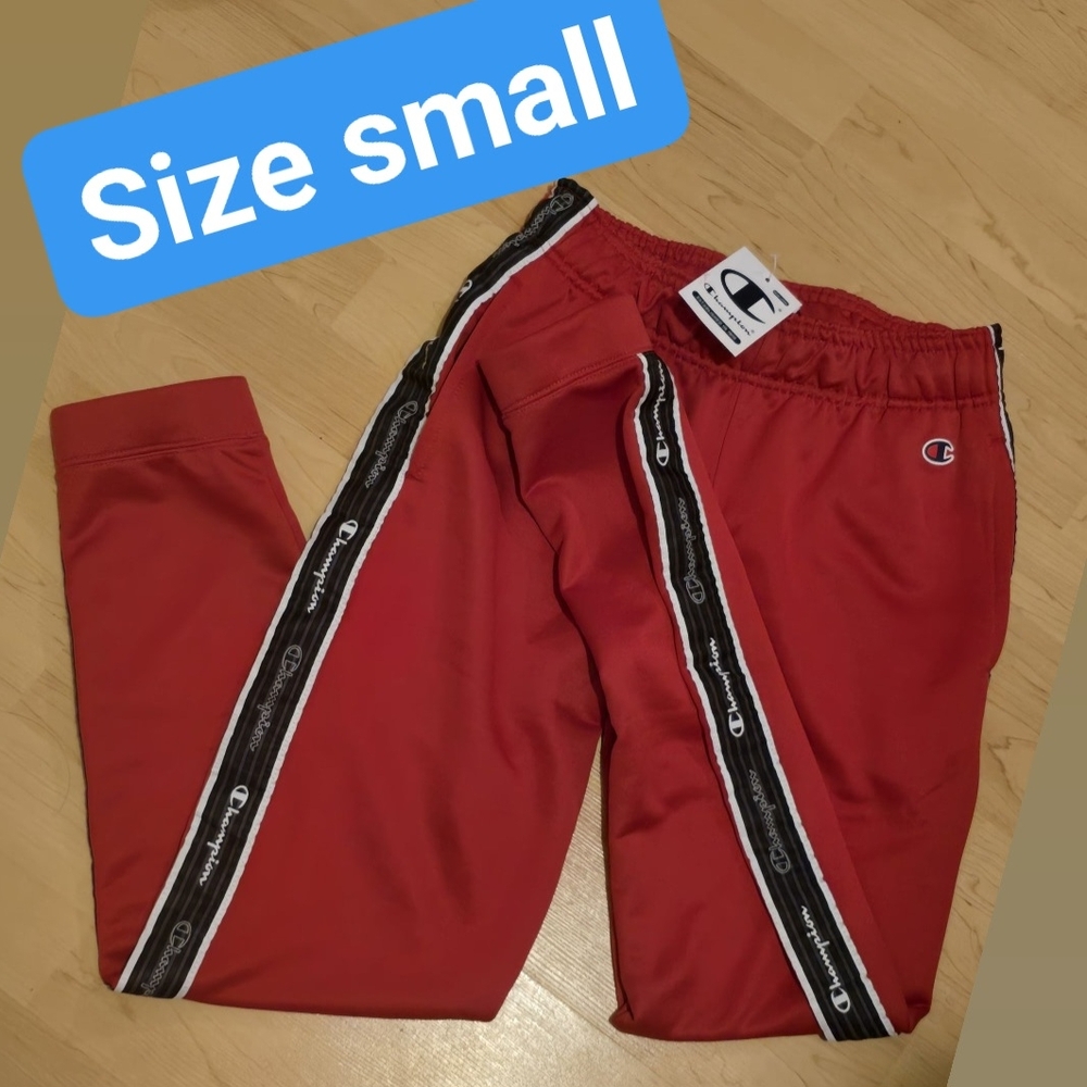 Champion Red Athletic Sweatpants